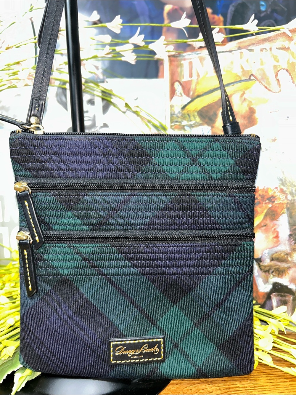 Dooney & Bourke Plaid Crossbody Bag